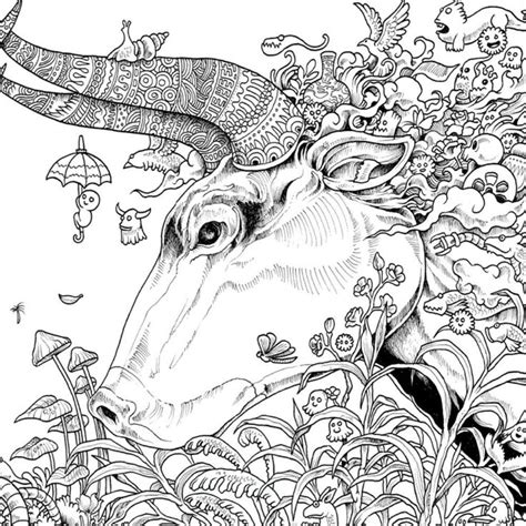 Graffiti style art, Animorphia coloring, Adult colouring printables