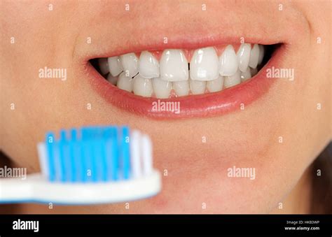 brushing teeth  eating stock photo alamy