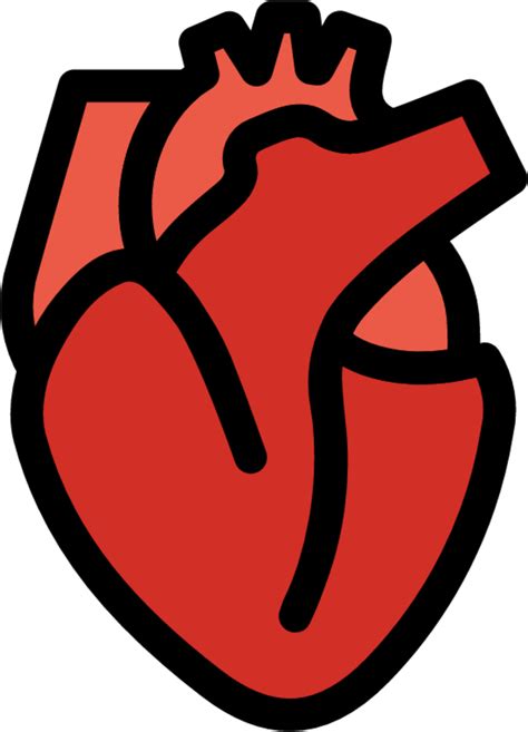 "anatomical heart" Emoji - Download for free – Iconduck
