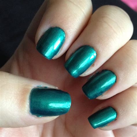 Emerald green nail polish. | Emerald green nail polish, Green nail ...