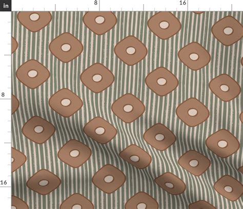 japanese kanoko pattern warm earth tones fabric spoonflower