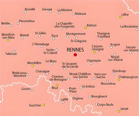 carte dille  vilaine