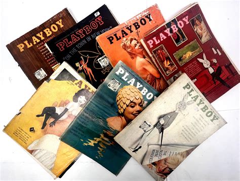 Lot - Playboy Magazine, 1960's, Seven Issues including June 1963