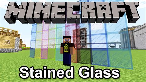 MINECRAFT stained glass A quick tour of stained glass blocks and ...