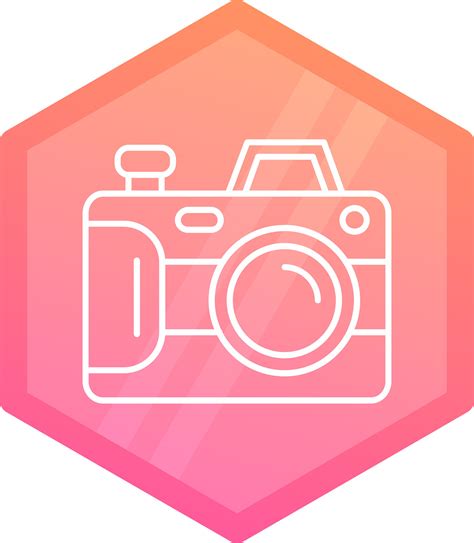 camera gradient polygon icon  vector art  vecteezy