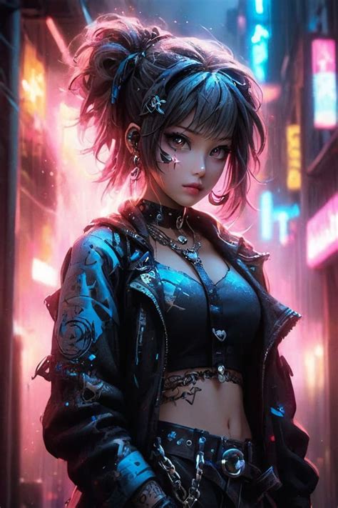 cyber girl image created  adoniskobi tensorart