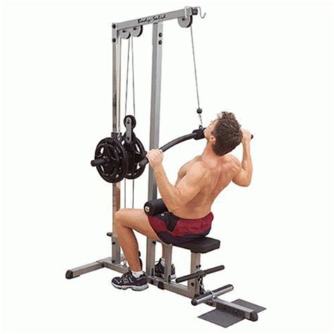 Body-Solid GLM-83 Тренажер верхняя-нижняя тяга на свободных весах ...
