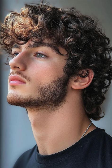 how to have curly hair men