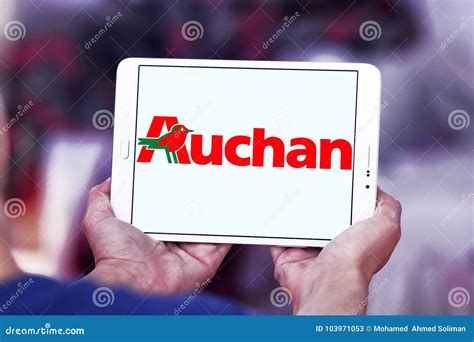 auchan retail group logo editorial stock photo image  retailer