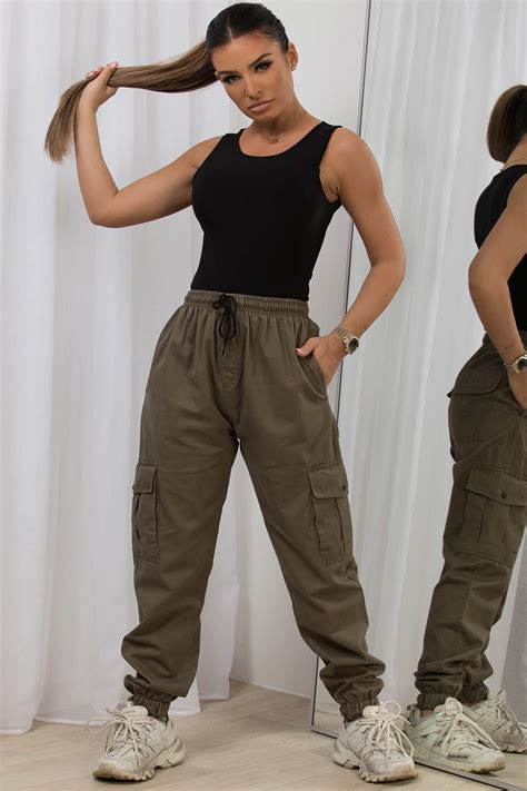 Women's Cargo Trousers | Cargo Pants, Parachute Cargos, Cuff Hem Cargo ...