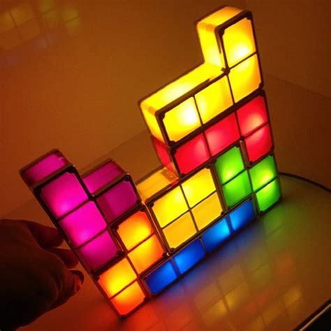 Tetris DIY LED Desk Lamp