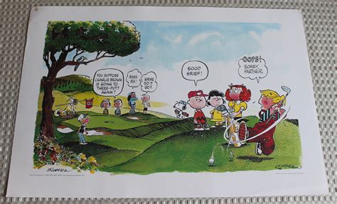 Rare Dennis the Menace and Peanuts Cartoon Golf Print - Etsy