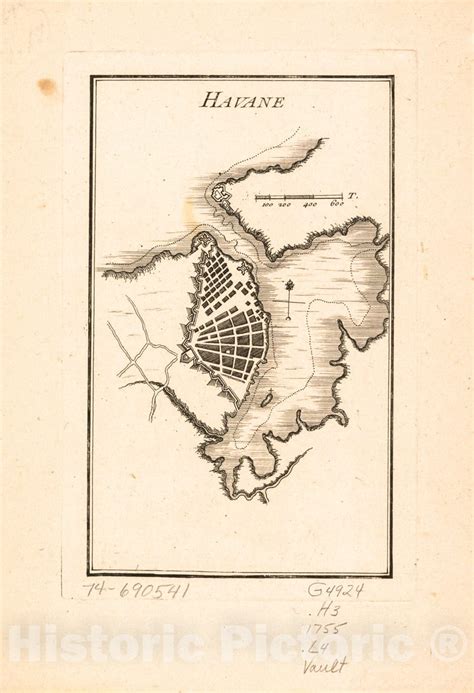 historic  map havane historic pictoric
