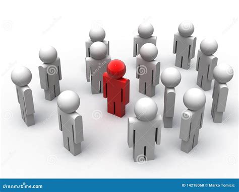 In the middle stock illustration. Illustration of success - 14218068