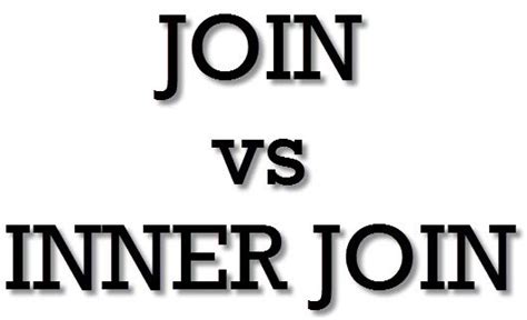 SQL - Difference Between INNER JOIN and JOIN - SQL Authority with Pinal ...