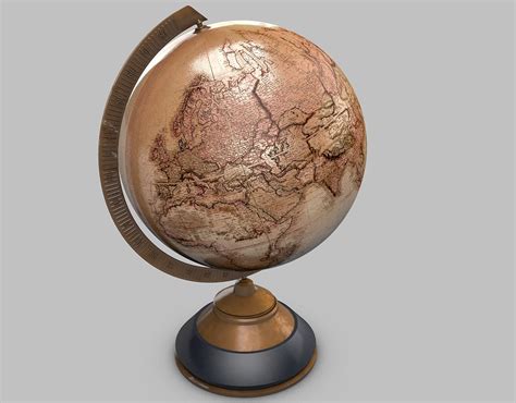 Глобус 3D модели скачать - Free3D