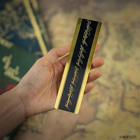 One Ring Metal Bookmark | Lord of the Rings | Cinereplicas ...