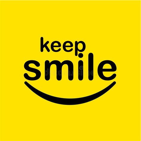 Keep Smile Logo Design Template Vector Stock Vector - Illustration of ...