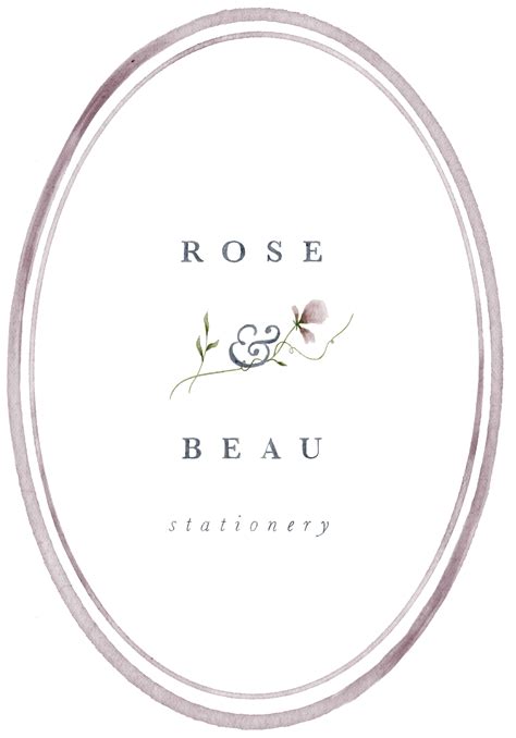Rose & Beau | Luxury Watercolour Wedding Stationery