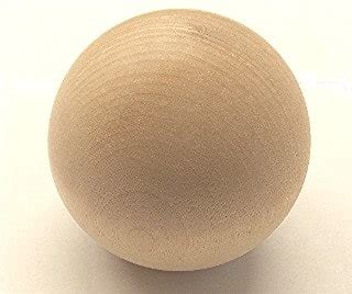 1-1/4" Wooden Round Ball - Kemp Enterprises