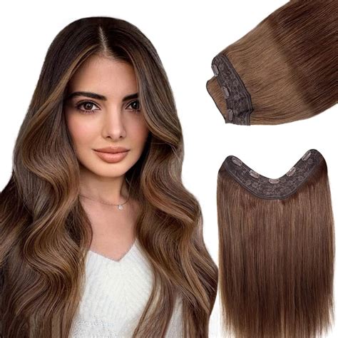 Majik Human Hair V-Shape Extensions for Women 100grams with Hair Brush