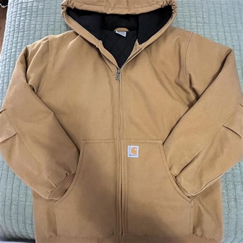 CARHARTT Hooded Jacket: Jacket, Men's, Jacket... - Depop