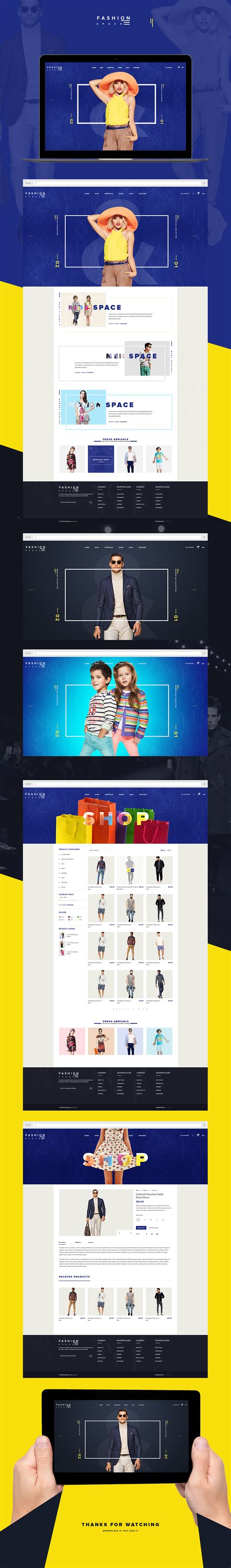 fashion space  behance