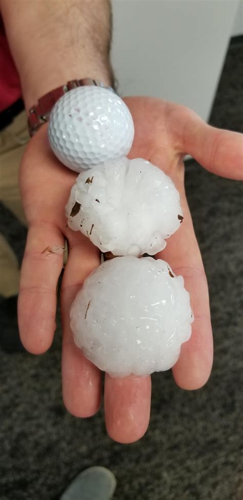 Hail getting big at DTC! : r/Denver