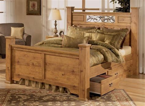 30 Unique Rustic Wood Bedroom Furniture - Home Decoration and ...