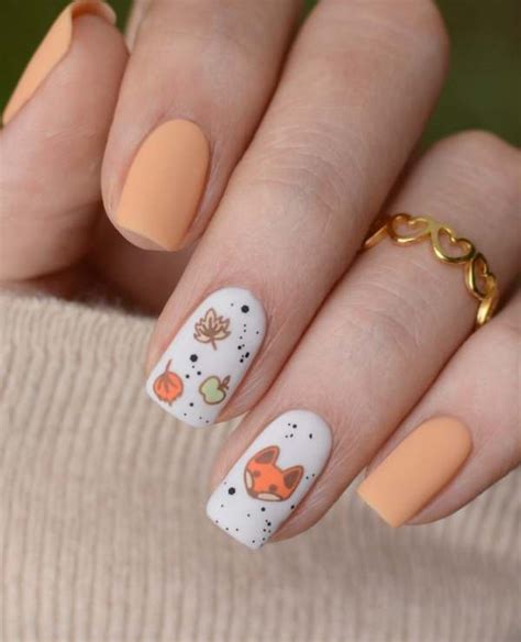 8 diseños de uñas cortas para otoño 2024