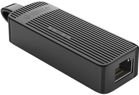 Сетевой адаптер Orico Ethernet RJ-45 - USB 3.0 Black (UTK-U3-BK-BP ...