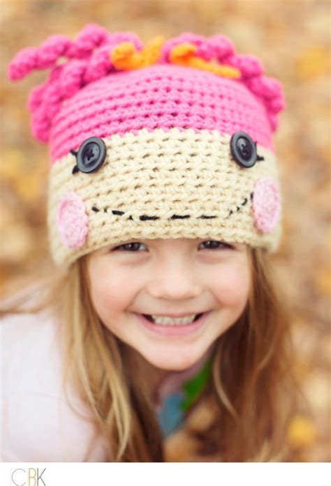 NEW Pink Lalaloopsy Hat by NoodleNoggins on Etsy, $36.00 | Crochet hats ...
