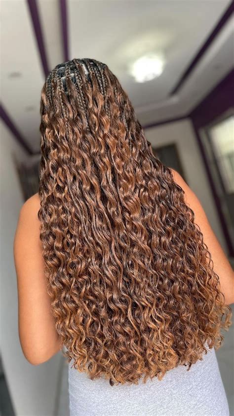 Foto De Trança Com Cachos - tranças com cachos | Cabelo com tranças africanas, Cabelo com trança ...