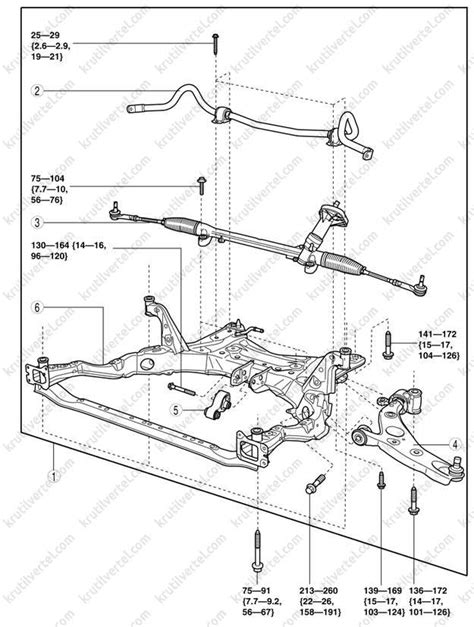 Mazda 6 с 2012 года - передняя подвеска