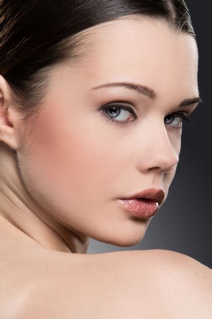 Free Photo | Nude woman portrait for skincare concept