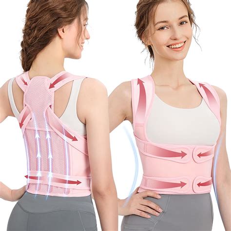 SunshineFace Back Brace Posture Corrector for Women and Men, Adjustable