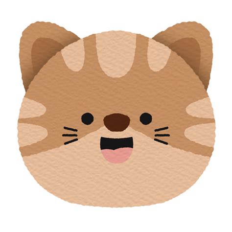 Brown tabby cat character 24108842 PNG