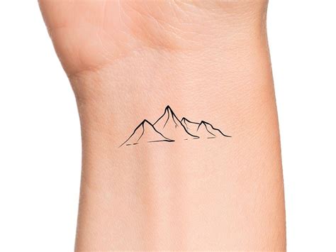 Mountain Outline Tattoo