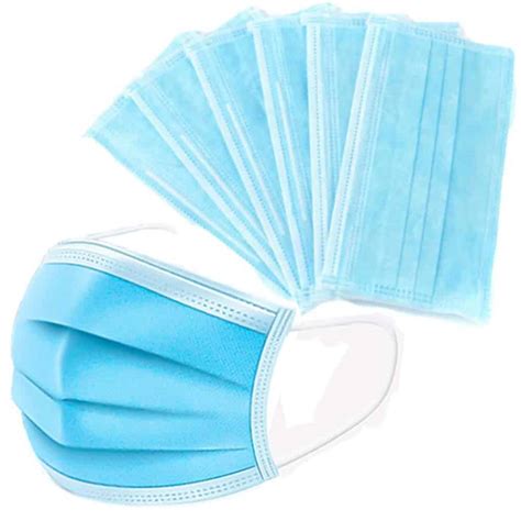 Санитарна маска за еднократна употреба 50 бр/ Face mask surgical ...