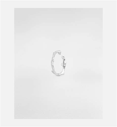 Bague Bois de Rose Or blanc et diamants | DIOR