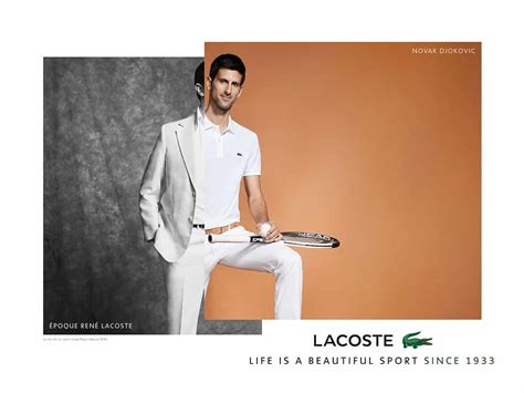 LACOSTE TAPS NOVAK DJOKOVIC AS STYLE AMBASSADOR