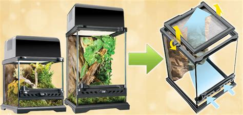 Террариум стеклянный - Exo-Terra Natural Terrarium - 20 x 20 x 20 см ...