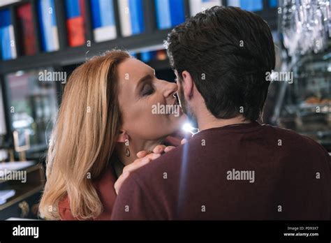 Woman seducing man hi-res stock photography and images - Alamy