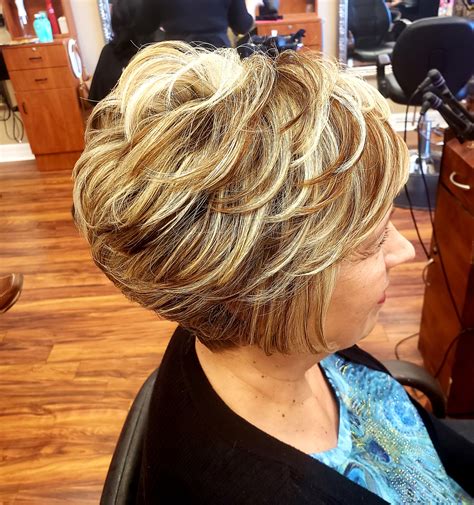 Stacked Layered Bob Haircut