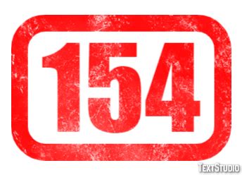 154 Text Effect and Logo Design Number