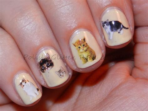 Adorable kitty nails | Cat nails, Dope nails, Nails