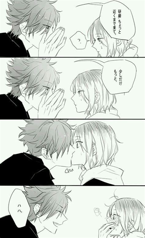 kiss haikyuu  cute image kuroken kenma kuroo haikyuu