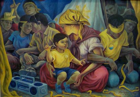 filipino revolution art narra tree philippines drawing edsa