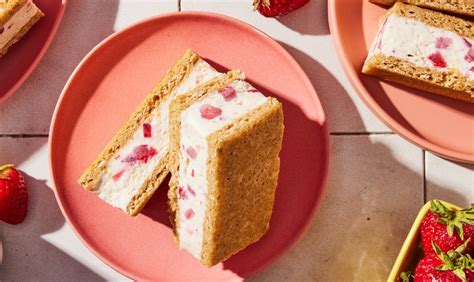Homemade Strawberry Ice Cream Sandwiches Recipe | King Arthur Baking