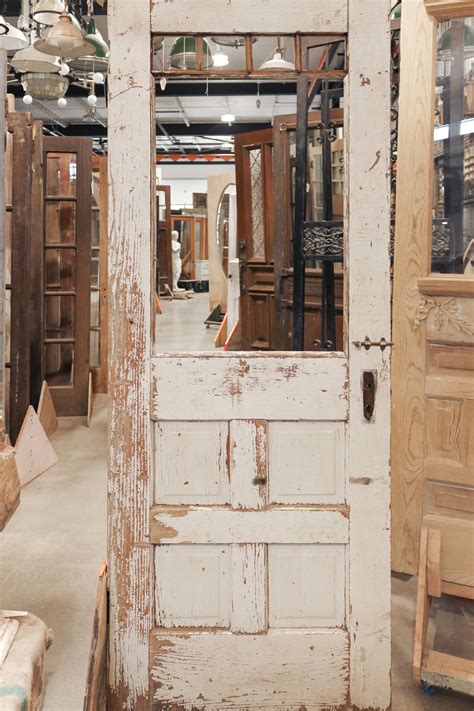 Half Glass 4 Panel Door - Dead People's Stuff "Architectural Antiques